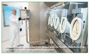 Sterile fill-finish capabilities from Alcami provide flexible manufacturing solutions for liquid and lyophilized products.