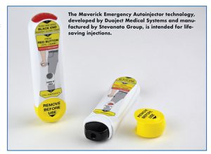 The Maverick Emergency Autoinjector technology, developed by Duoject Medical Systems and manufactured by Stevanato Group, is intended for lifesaving injections.