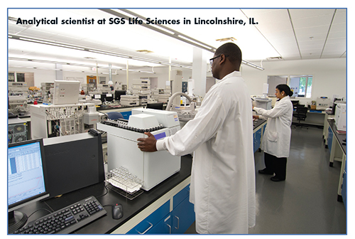 Analytical scientist at SGS Life Sciences in Lincolnshire, IL.