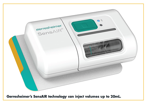 Gerresheimer’s SensAIR technology can inject volumes up to 20mL.